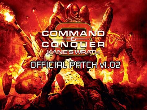 C&C 3: Kane's Wrath 1.02 English Patch file .